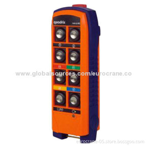 Crane radio remote control with IP65 rating